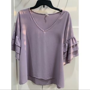 Womens lavender blouse.